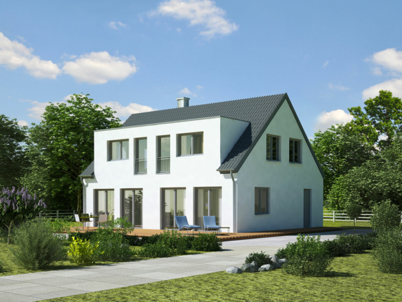 Modern wood home